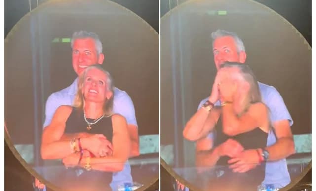 New Video Shows 'Affair' Couple Before Coldplay Kiss Cam Incident