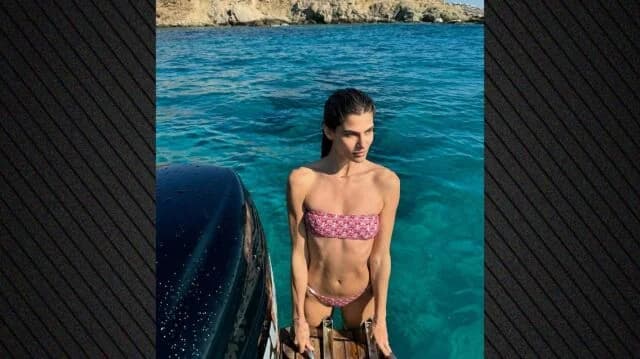 Anthea Fakidari: Vacaciones en Paros para la modelo de Victoria's Secret