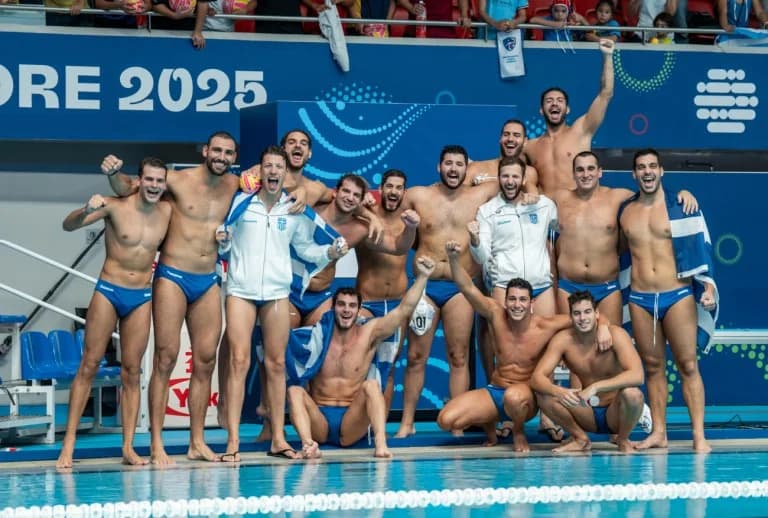 Εθνική ομάδα πόλο ανδρών: Χάλκινο μετάλλιο στο Παγκόσμιο Πρωτάθλημα