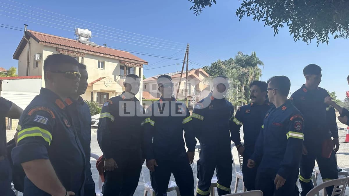 Greek Forest Firefighters Arrive in Cyprus to Assist