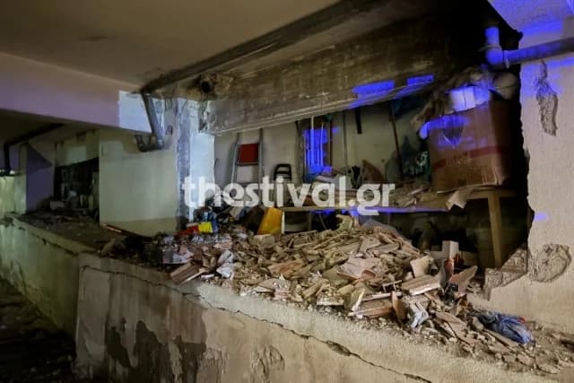 Starke Explosion in Wohnhaus in Thessaloniki – Schäden an umliegenden Gebäuden