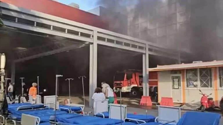 Φωτιά στο νοσοκομείο «Άγιος Ανδρέας» στην Πάτρα – Δεν κινδυνεύουν ασθενείς