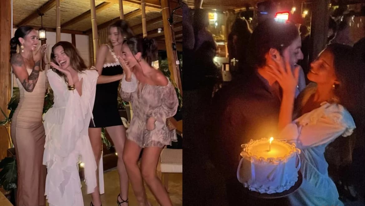 Hara Pappa: Geburtstagsfeier mit GNTM-Freunden und romantischer Kuss