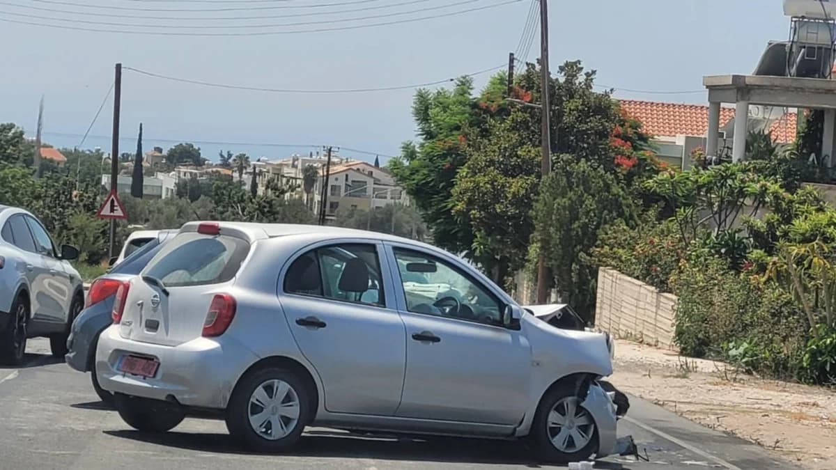 תאונת דרכים בפאפוס - פצועים פונו לבית החולים