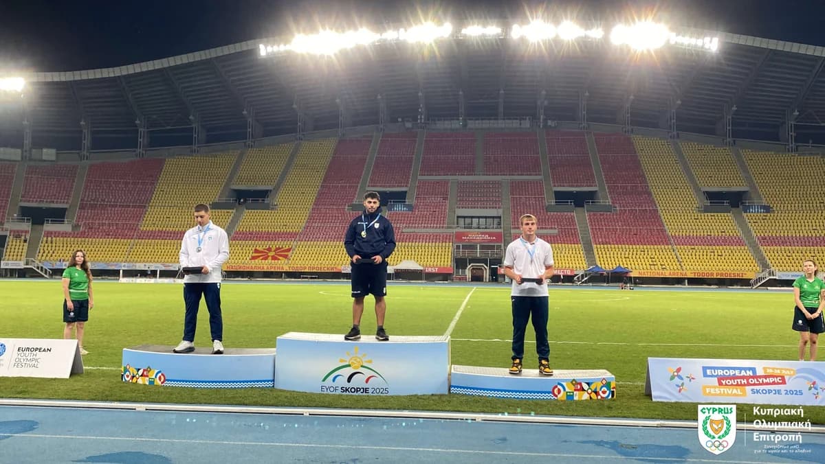 Alexandros Gamvraoui Wins Gold at the European Youth Olympic Festival