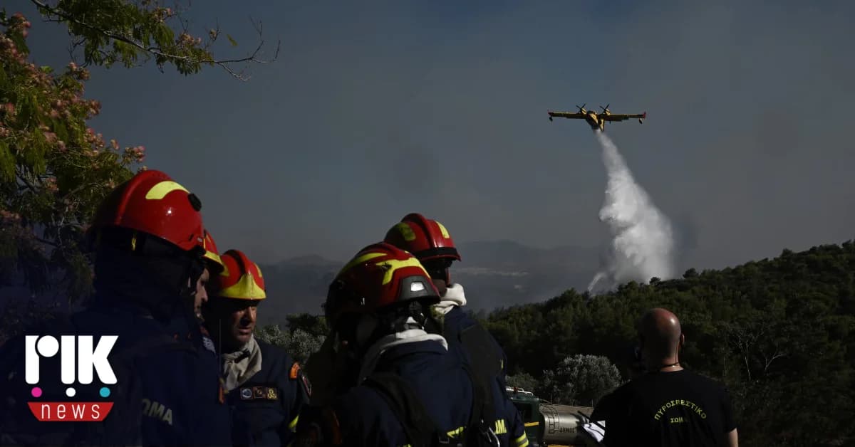 Incendios forestales: Batalla contra las llamas en Evia, Kythira y Messinia