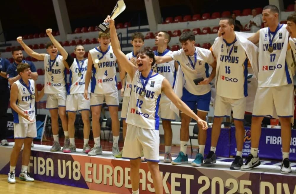 Zypern U18 Nationalmannschaft: Meister und Aufstieg in die 2. Division