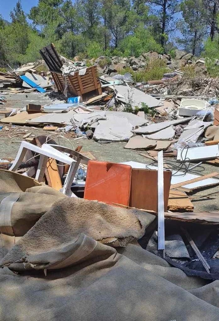 Δραματική κατάσταση με πυρκαγιές σε σκυβαλότοπους στην Αγία Μαρινούδα