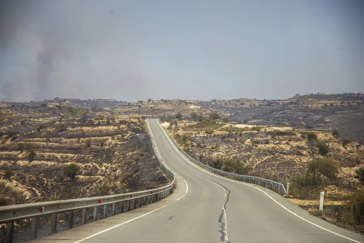 לימסול: מעצרים בגין סמים ופריצות באזור שנפגע בשריפה