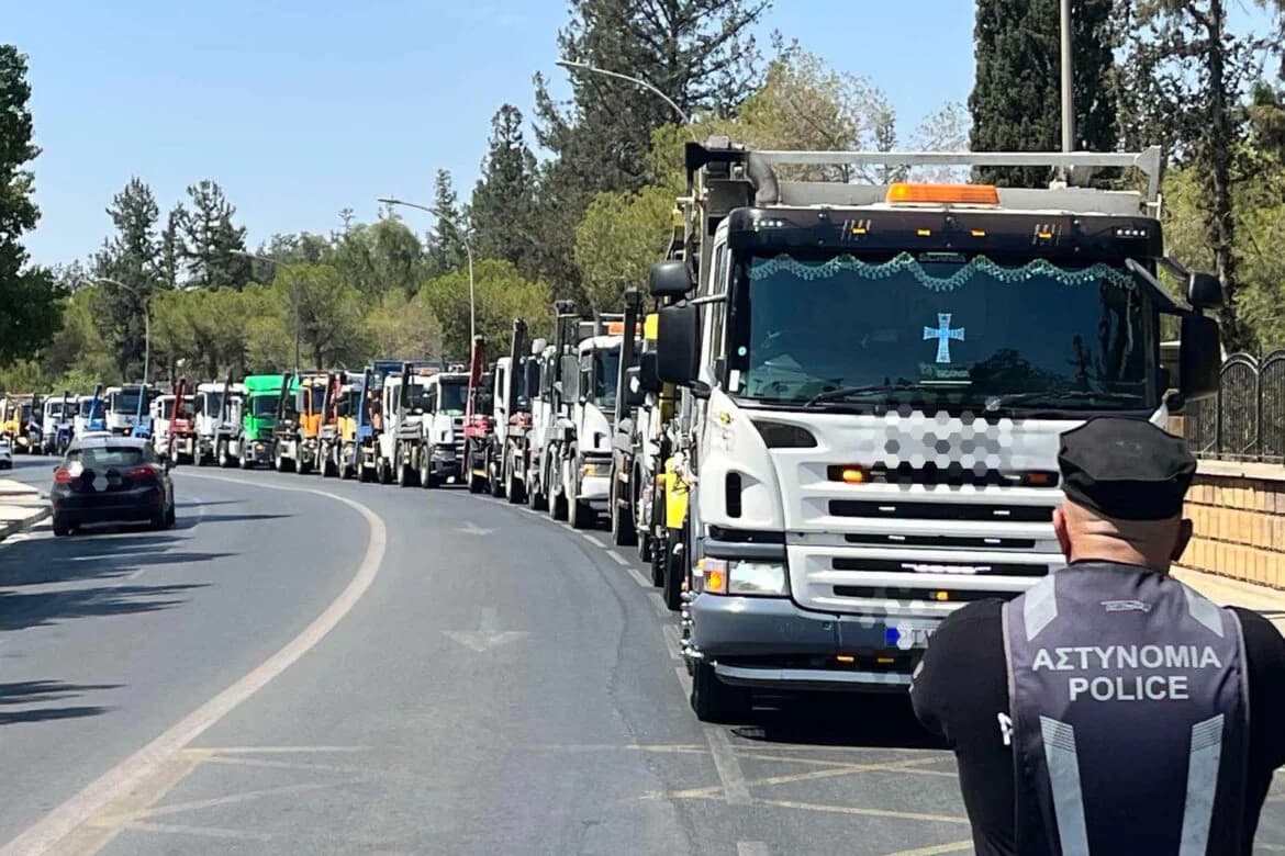 SKIP-Protest in Nikosia: Verkehrsbehinderungen