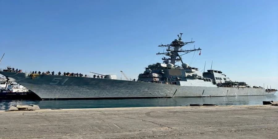 USS Arleigh Burke erreicht Larnaka, Zypern