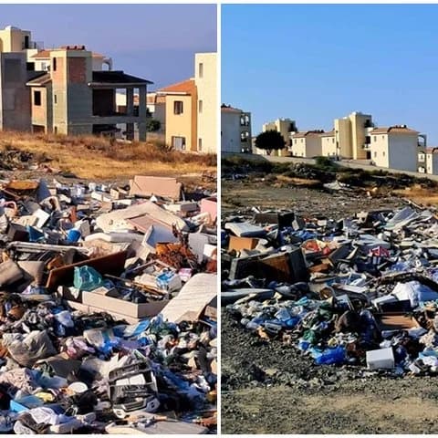 Οικολόγοι καταγγέλλουν παράνομο σκουπιδότοπο στην Πάφο