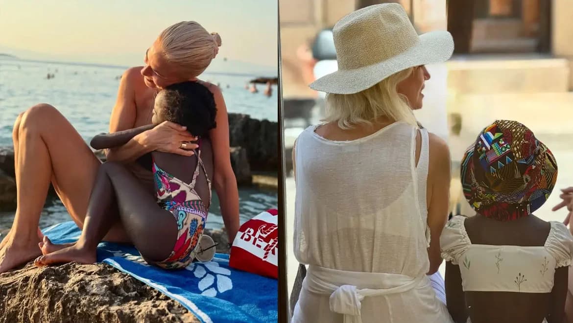 Christina Kontova: Sommerurlaub in Ägina mit Tochter Ada
