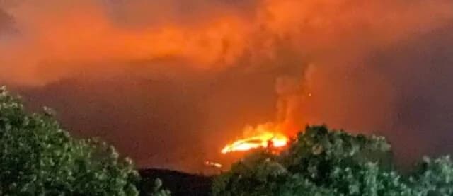 Fire in Metamorfosi, Messinia – Strong Winds Hinder Extinguishing Efforts