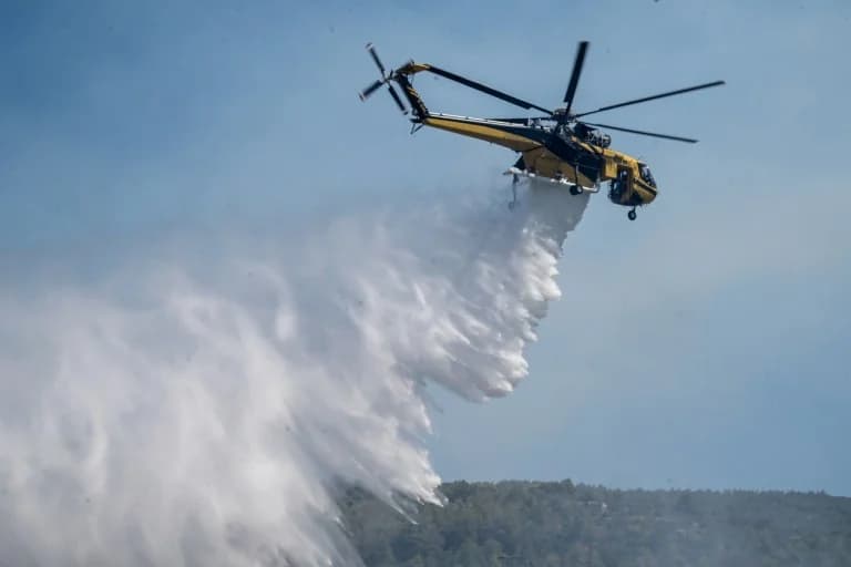 Verstärkung der Feuerwehrkräfte in Kythira aufgrund starker Winde