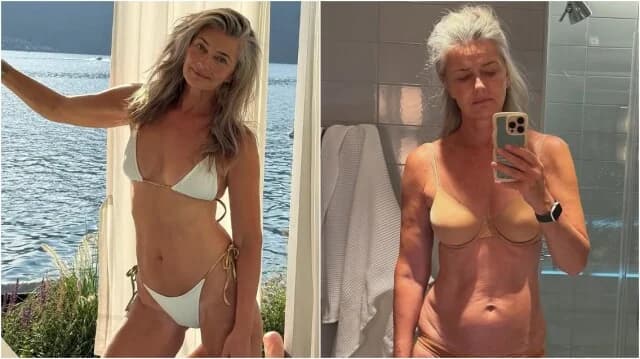 Paulina Porizkova a los 60 comparte fotos sin filtro: 'Esta soy yo'