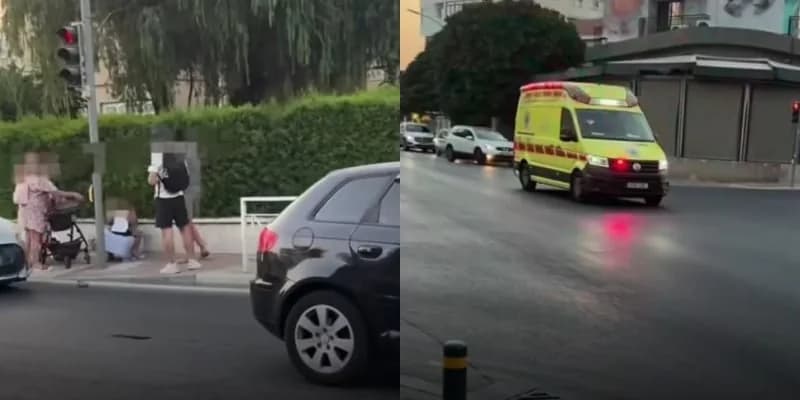 לרנקה: ילד בן חמש נפגע מרכב במעבר חציה