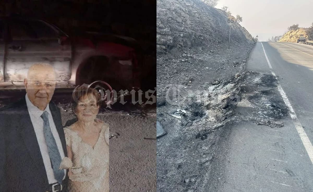 Leichen in fatalem Fahrzeugbrand in Limassol identifiziert