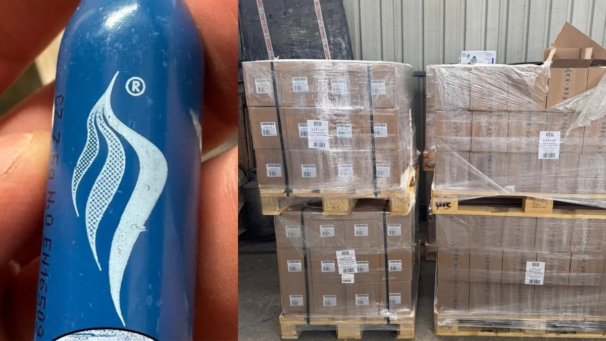 Limassol: Incautadas 129.600 ampollas de 'gas de la risa' en un almacén