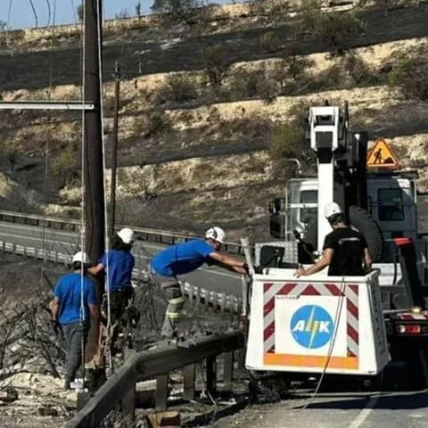 EAC תכסה חשבונות חשמל עד 500 אירו לנפגעי שריפה