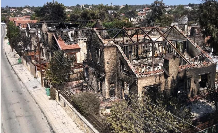 Protesta en Limassol por el Incendio Mortal