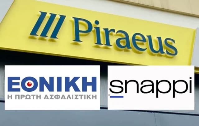 Banco del Pireo: Ethniki Asfalistiki y Snappi para la diversificación de ingresos