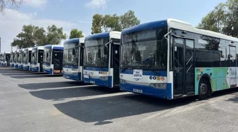 В Ларнаке продолжается забастовка автобусов