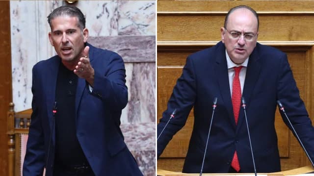 Έντονη αντιπαράθεση Καραναστάση - Λαζαρίδη στη Βουλή