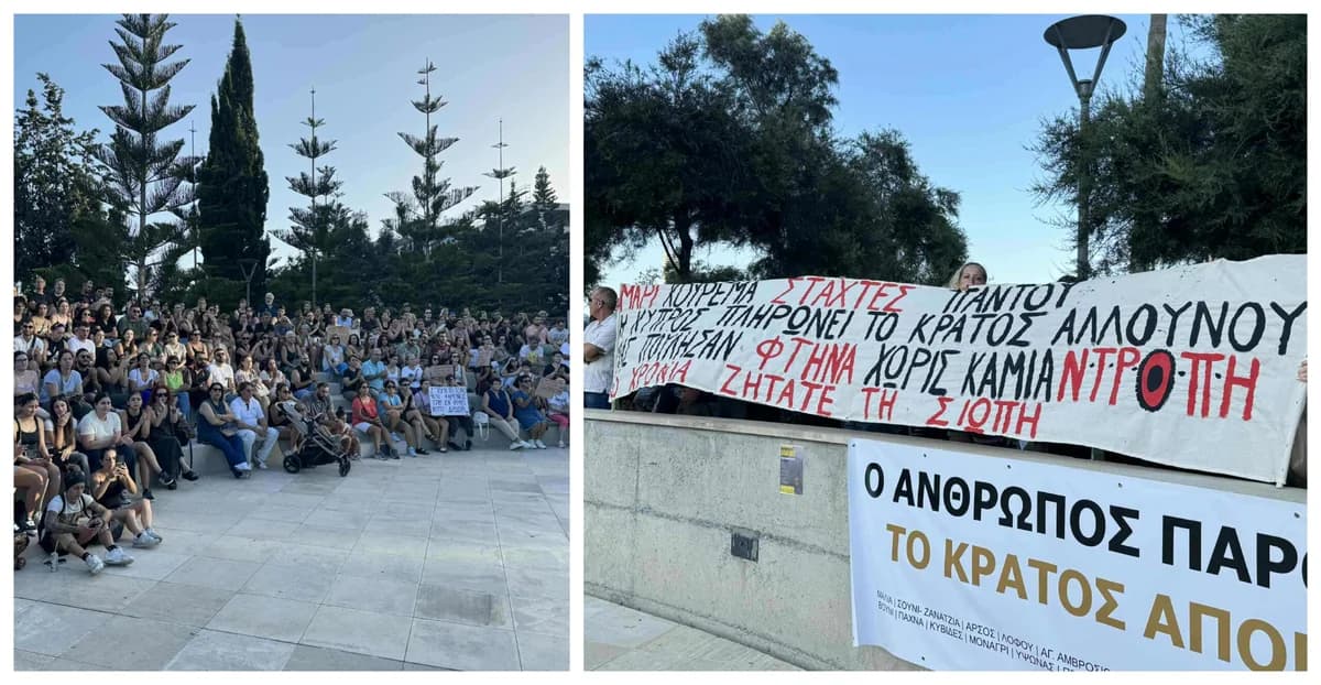 Limassol: Protest gegen verheerende Brände – „Mein Ort brennt“