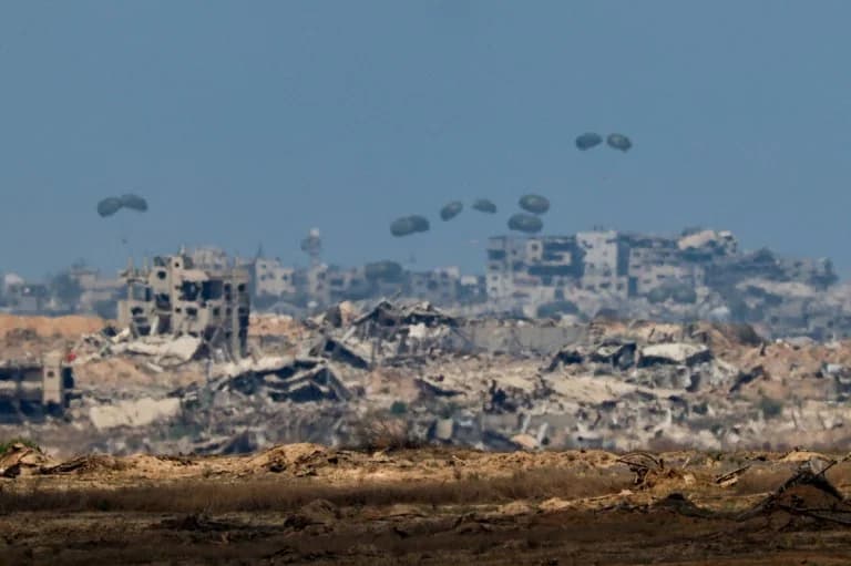 Gaza: Alemania, España y Francia lanzan alimentos desde el aire – ONU pide rutas terrestres