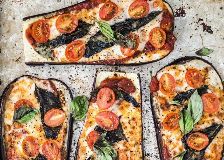 Rezept: Auberginen-Pizzas – Ein leichtes und köstliches Gericht