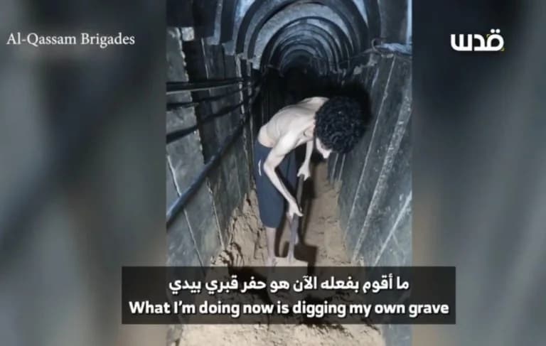 Hamás publica nuevo video del rehén Evyatar David: 'Netanyahu nos ha abandonado'