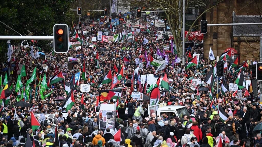Tausende demonstrieren in Sydney für Frieden in Gaza