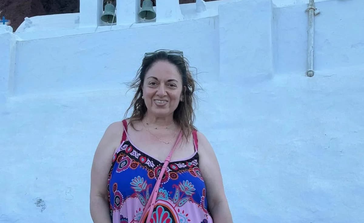 Sofia Moutidou: Urlaub in Santorin mit ihrem Partner Konstantinos