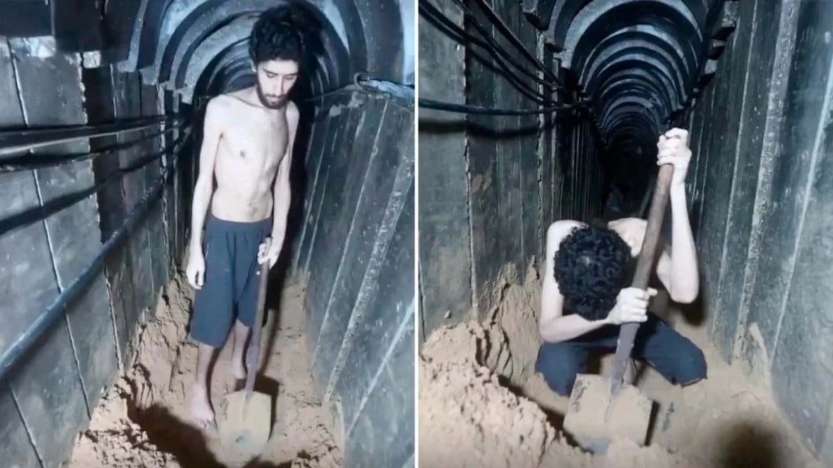 Indignación mundial por video de rehén de Hamás cavando su propia tumba