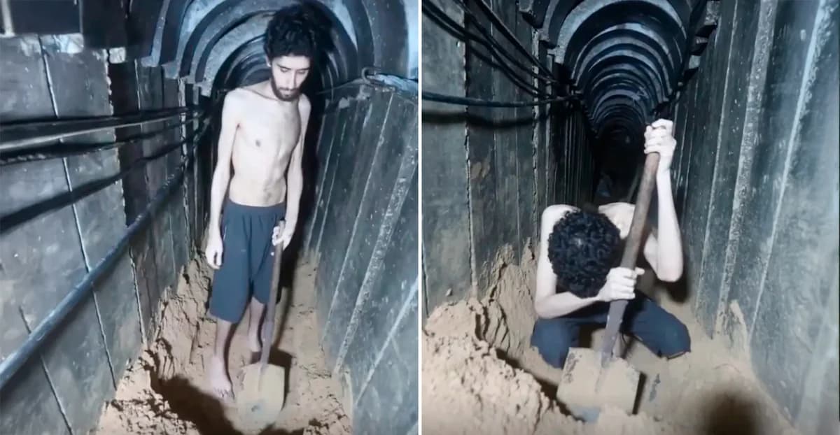 Vídeo de Hamás muestra a rehén cavando su tumba, desata indignación