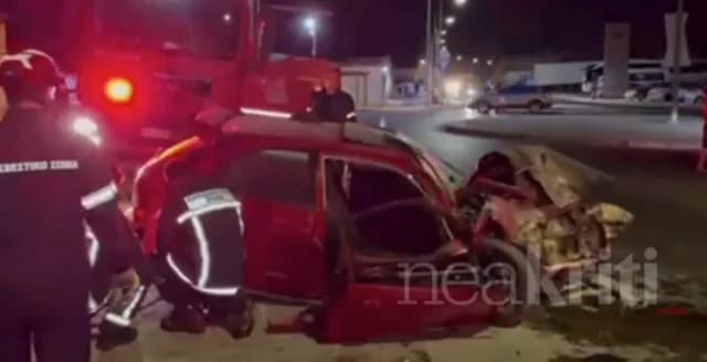 Σοβαρός τραυματισμός δύο νεαρών σε τροχαίο στην Κρήτη