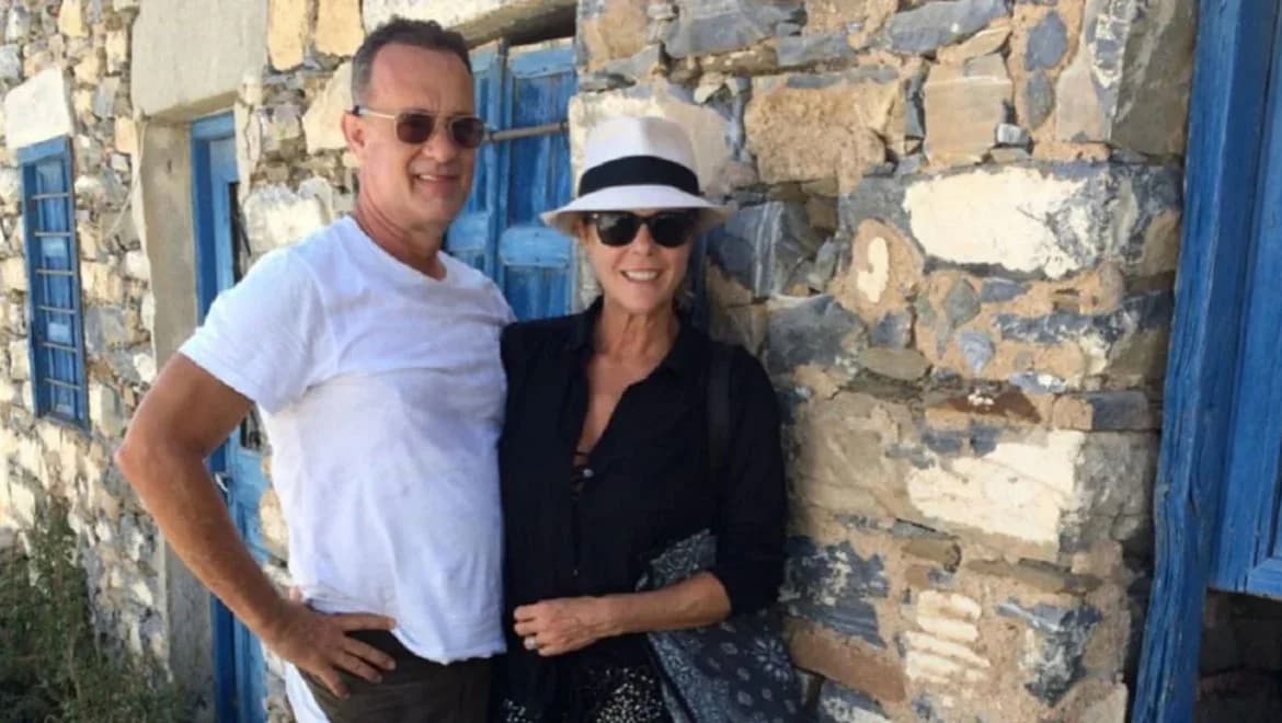 Tom Hanks: Διακοπές στη Νάξο – Φωτογραφία με προσωπικό ταβέρνας