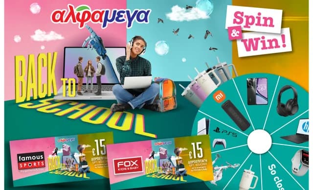 Supermercados Alphamega: Regreso a clases con regalos