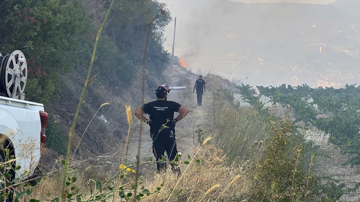 Πολιτική Άμυνα: Άμεση κινητοποίηση για την πυρκαγιά στη Λεμεσό, ανησυχίες για τις κατασκηνώσεις