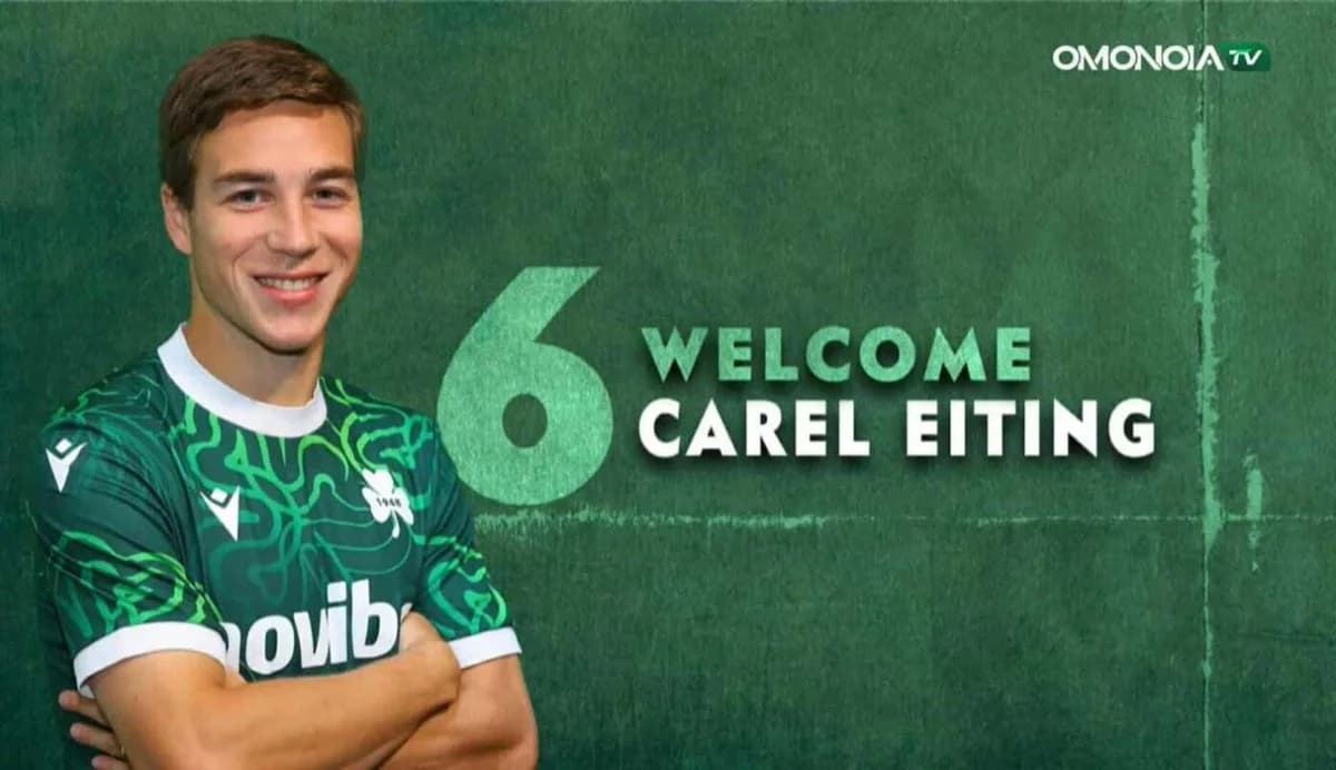 Karel Eiting listo para Araz con Omonia