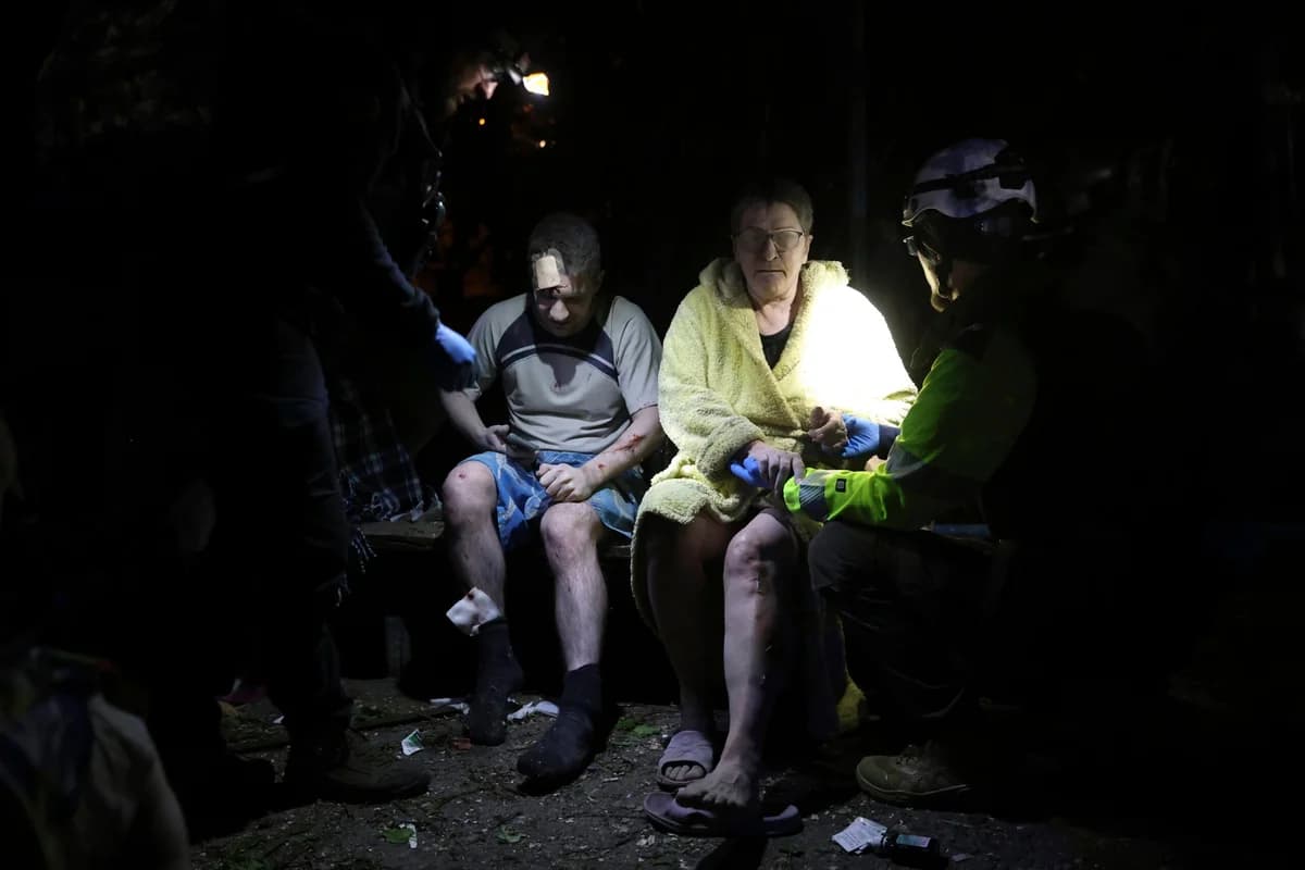 Russian Attack on Kharkiv: Children Among the Injured