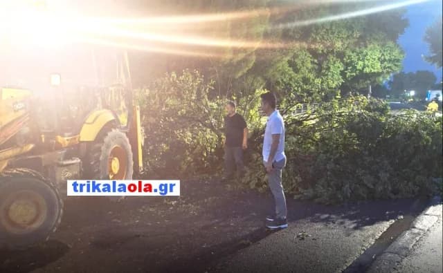 Κακοκαιρία: Ζημιές σε Θεσσαλία και Μακεδονία από το χθεσινό μπουρίνι