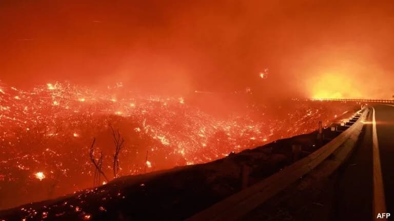 Large Wildfire Out of Control in Central California