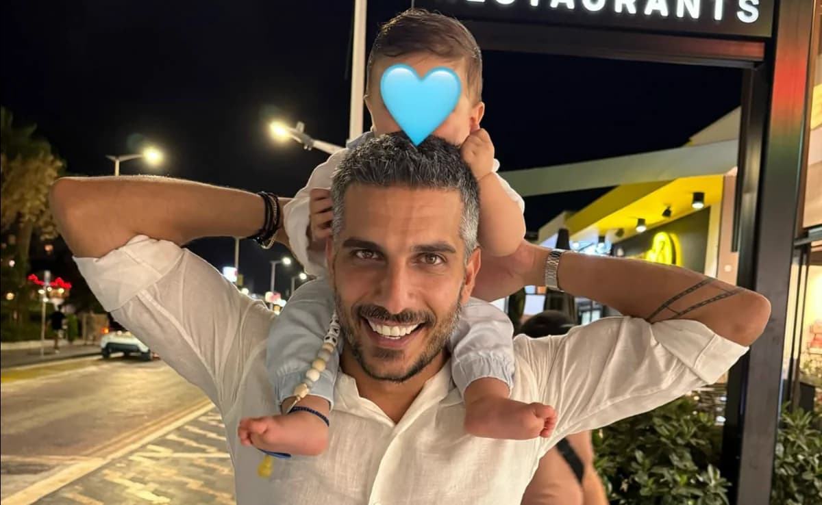 Alkis Christou: Emotiva foto de su padre con su hijo