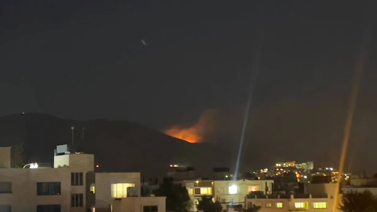 Explosion in IRGC-Munitionslager in Shiraz, Iran (Video)