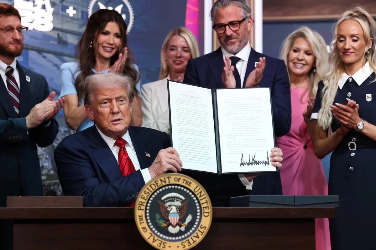 Trump gründet Sicherheits-Task Force für die Olympischen Spiele 2028