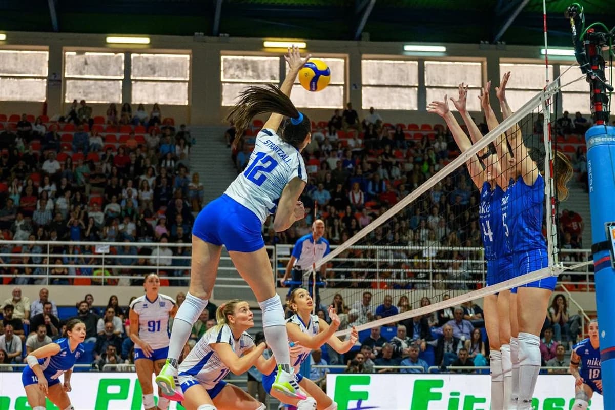 Live: Qualifikationsspiel der griechischen Frauen-Nationalmannschaft gegen Österreich für die EuroVolley 2026