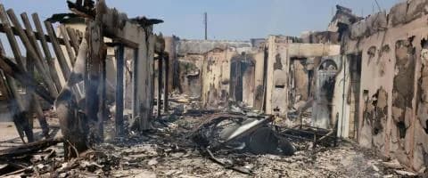 Fire Damage Assessment Progresses: 173 Adults and 56 Children in Temporary Shelters