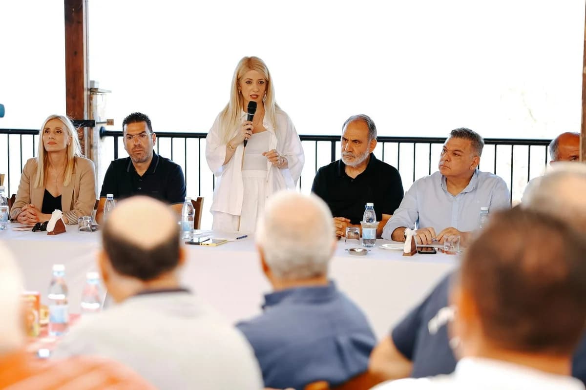 Annita Demetriou: Unterstützung für von Bränden betroffene Gebiete in Limassol